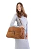Cluty Reisetasche echt Leder in cognac