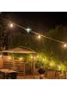 SATISFIRE Garten Party Lichterkette Illu 50x dimmbare Glühbirne 30m grün