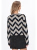 IZIA Cardigan in black multicolor