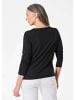 GOLDNER Kurzgröße:  Shirt in schwarz