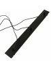 Licht-Erlebnisse Pendelleuchte (B)6.5 x (L)62 x (T)130 cm in Schwarz