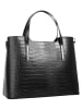 Cluty Handtasche echt Leder in schwarz