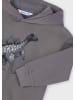 Mayoral Kapuzensweatshirt cooler Reliefprint in grau
