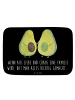 Mr. & Mrs. Panda Badezimmer Matte Avocado Pärchen mit Spruch in Schwarz