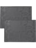 Erwin Müller Jacquard Tischset 2er-Pack Greven in anthrazit