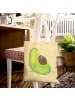 Mr. & Mrs. Panda Stofftragetasche Avocado Schwangerschaft ohne S... in Gelb Pastell
