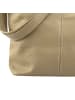 Florence Florence Schultertasche, Umhängetasche Leder taupe, beige ca. 29cm