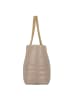 Liu Jo Lapuffy Shopper Tasche 40 cm in dark sand