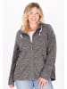 Schmuddelwedda Damen Fleecejacke in Grau Melange