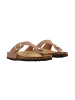 Divine Factory Noga Joy Edge Lederpantoletten Braun