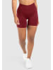 SMILODOX Shorts Temmy Pocket Seamless in Bordeaux