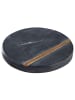 Butlers Untersetzer MARBLE 4er-Set in Schwarz / Gold