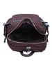 Piquadro PQ-RY Rucksack RFID 44 cm Laptopfach in marrone