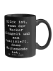 Mr. & Mrs. Panda Tasse Spruch Glück am Wochenende mit Spruch in Schwarz
