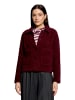 BETTY & CO Casual-Jacke mit Kragen in Fall Burgundy