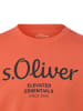 s.Oliver Shirt in orange schwarz