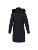 Usha Women Coat in navy