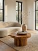 KADIMA DESIGN Couchtisch 60x30x60 cm Massivholz Sofatisch, Design
