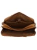Dermata Aktentasche Leder 39 cm Laptopfach cognac