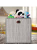relaxdays Aufbewahrungskorb in Braun - (B)31 x (H)31 x (T)31 cm