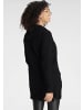 Laura Scott Kapuzenstrickjacke in schwarz