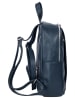 Samantha Look Rucksack echt Leder in blau