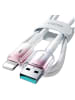 Joyroom Joyroom S A42 Crystal Clear Serie 3A USB-A Lightning Kabel 1