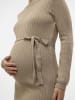 mama licious Strickkleid in Silver Mink