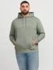 JACK & JONES PLUS Kapuzenpullover in Iceberg Green