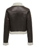 ONLY Kunstlederjacke in Mole