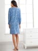 Sieh an! Nachthemd in himmelblau + himmelblau-bedruckt