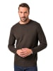 JP1880 Pullover in dunkelbraun