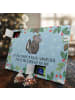 Mr. & Mrs. Panda Advents-Teekalender Stinktier  mit Spruch in Eisblau