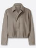 Heine Lederimitat-Blazer in taupe