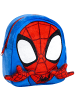 Spiderman Kinderrucksack Spidey Plüsch 3D (H) 22 cm in Blau