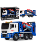 Wisam Lora Abschleppwagen mit Auto, Fahrlicht, Sounds, Blau