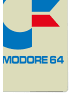 Commodore 64 Commedore 64 Collegeblock - Logo DIN A4 kariert in Mehrfarbig