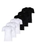 Lacoste T-Shirt 6er Pack in Weiß/Schwarz