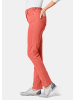 GOLDNER Damen Jeans Slim Fit LOUISA mit Stretch-Anteil in papaya