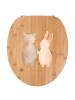 Mr. & Mrs. Panda Klodeckel Bär und Hase Umarmen ohne Spruch in Braun