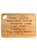 Mr. & Mrs. Panda Servierplatte Spruch Basketballtrainer Lebenswe... in Braun