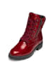 VITAFORM Softlackleder Stiefeletten in rot