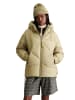 Marc O'Polo DENIM Lange Kapuzen-Steppjacke relaxed in Artichoke Leaf