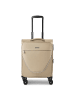 Stratic taska 4 Rollen Kabinentrolley S 55 cm mit Dehnfalte taupe