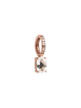 PURELEI Charm Geburtsstein April Bergkristall Rosegold