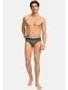 Hanro Slip / Unterhose Cotton Essentials in Charcoal art / smokey olive