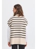 Fransa Poncho FRBITTE Boxy fit in Limestone melange mix
