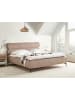 Beliani Doppelbett LESSAY in Beige/Schwarz - (W) 195 x (H) 103 x (L) 213 cm