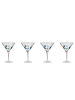 Butlers Martiniglas FAYETTE 4er-Set in Multicolor