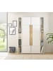 Furn.Design Aktenschrank Set 4-teilig grau matt, Eiche 140 cm, Kombination mit 20 Fächern